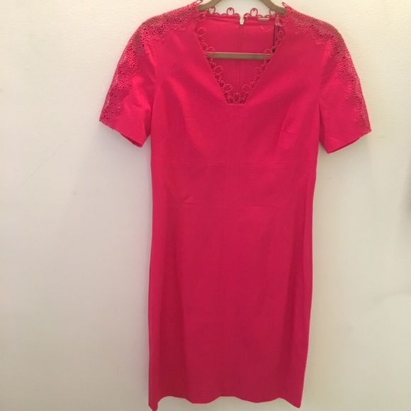 NWT Elie Tahari Ainsley classy dress embroidered - Picture 4 of 8